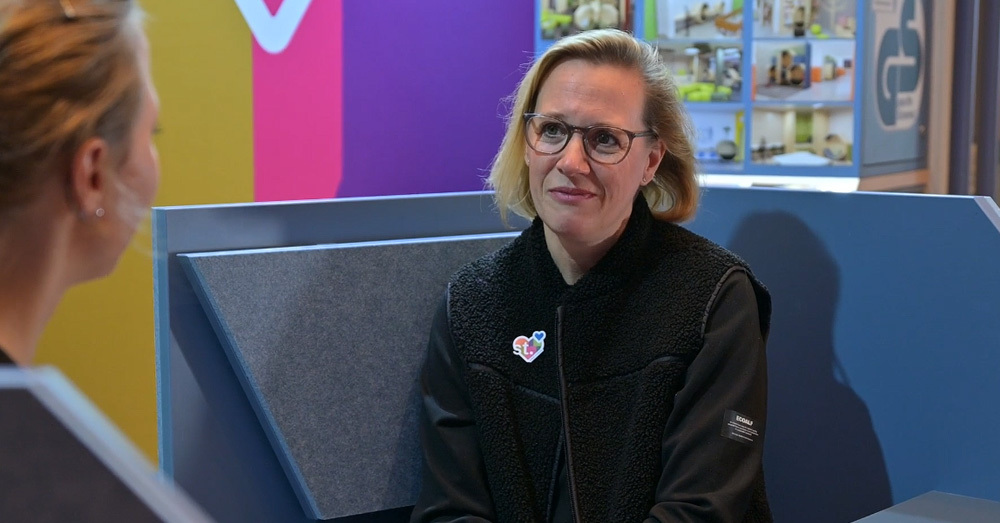 Antonia Schulte im Gespräch mit Anna Fröhlich auf dem DSLK