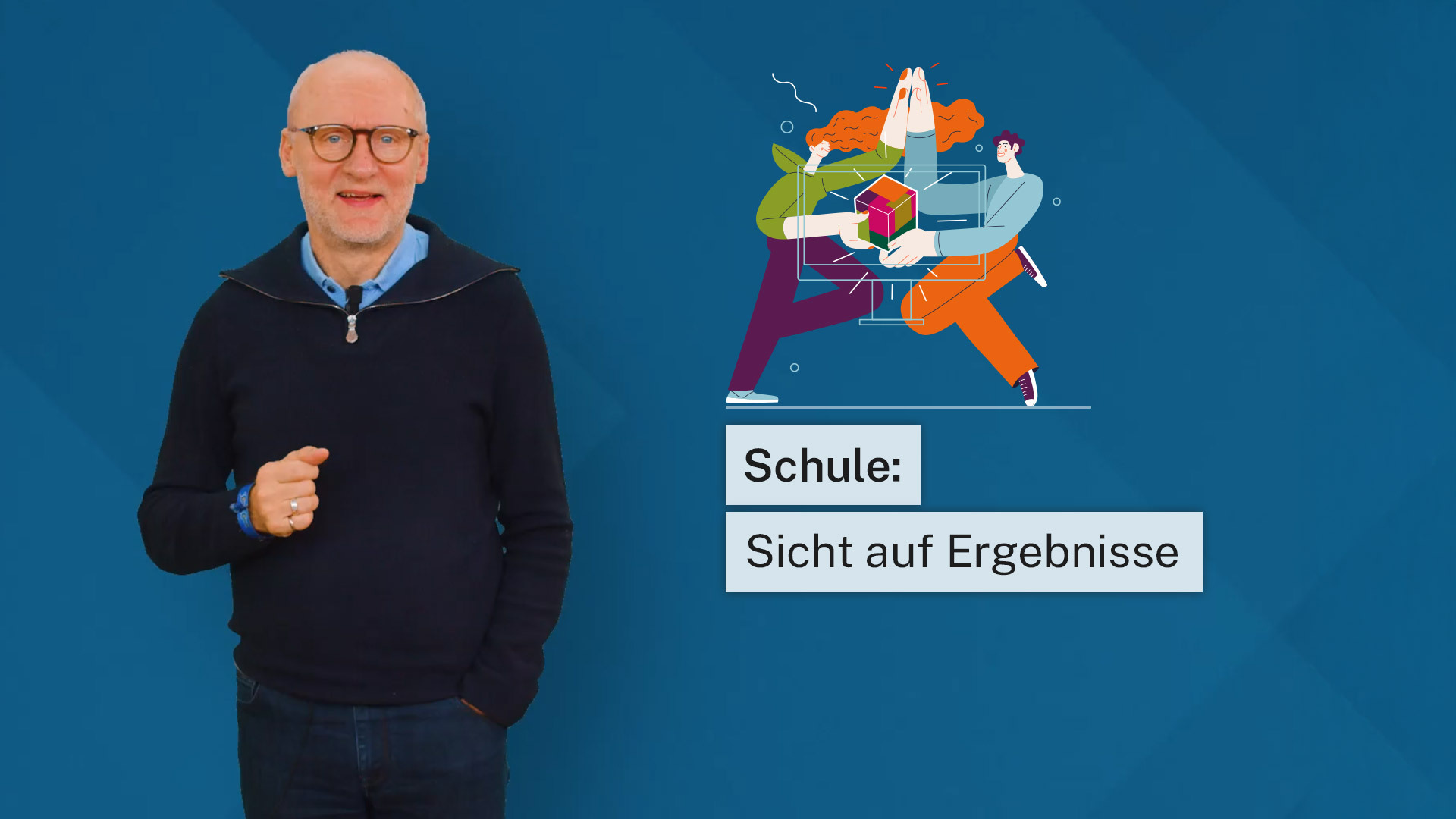 Erklärvideo Schule Sicht auf die Ergebnisse der Schultransform Momentaufnahme.